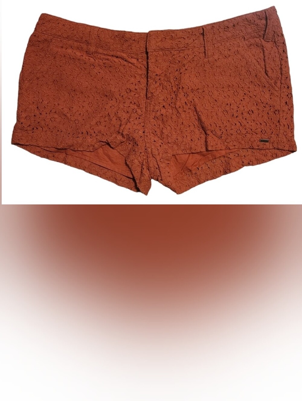 Y2K Volcom Lace Eyelet Shorts Sz 9